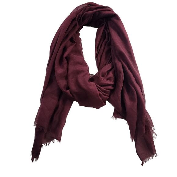 Zoie Madison burgundy scarf - Picture 1 of 7